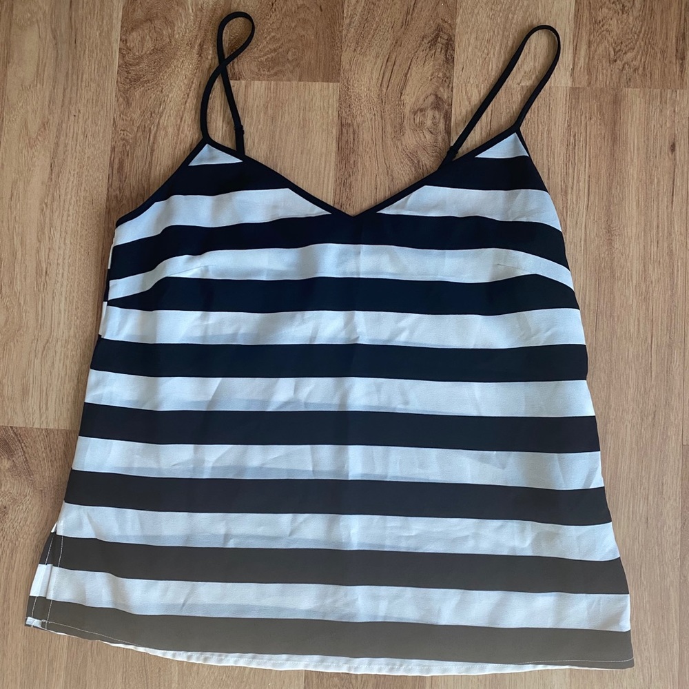 French Connection Stripe Cami Tank